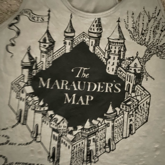 Vintage Harry Potter The Maraunder’s Map Tee - Picture 3 of 6